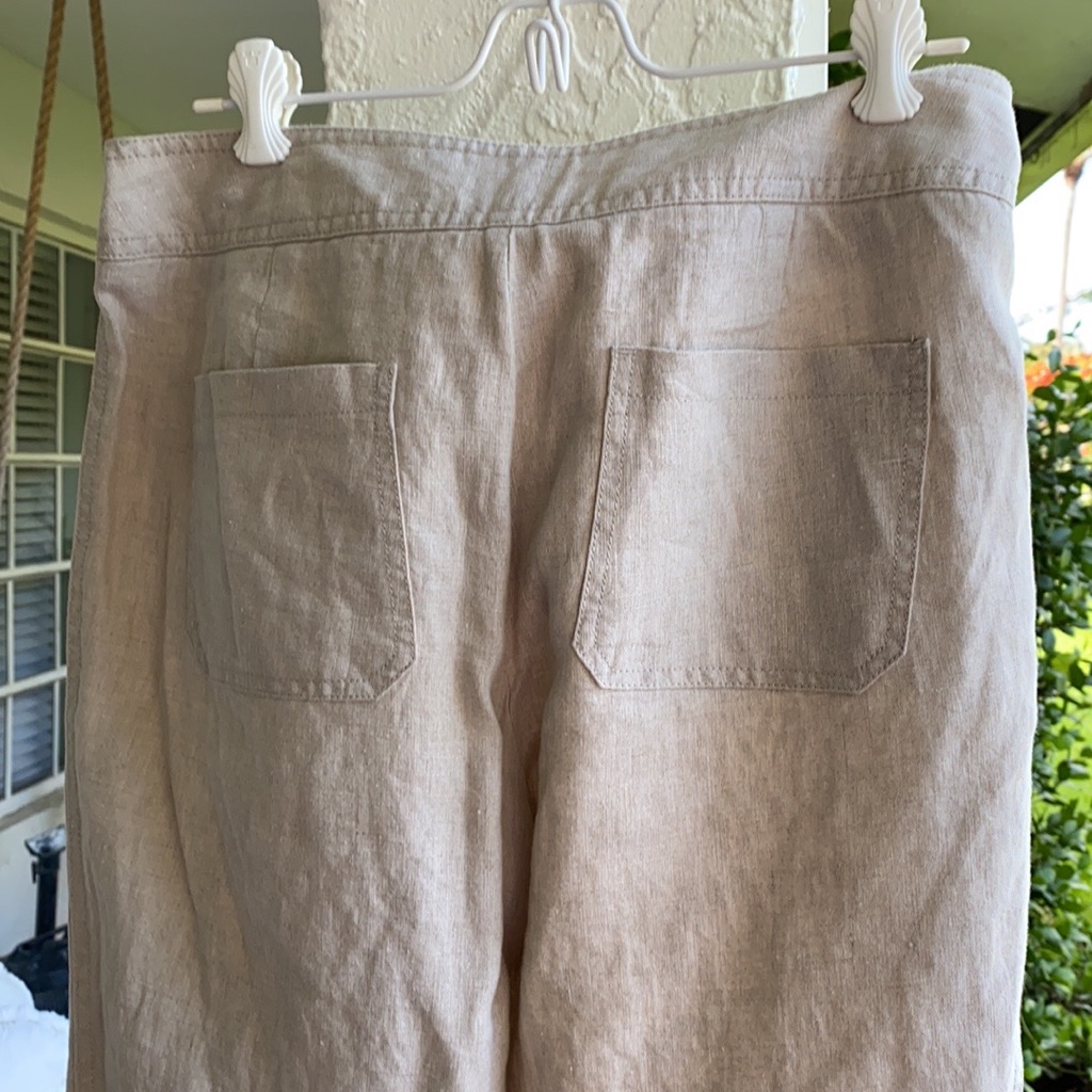 Nwot-Inc Beach-Linen Pants-10-Never Worn